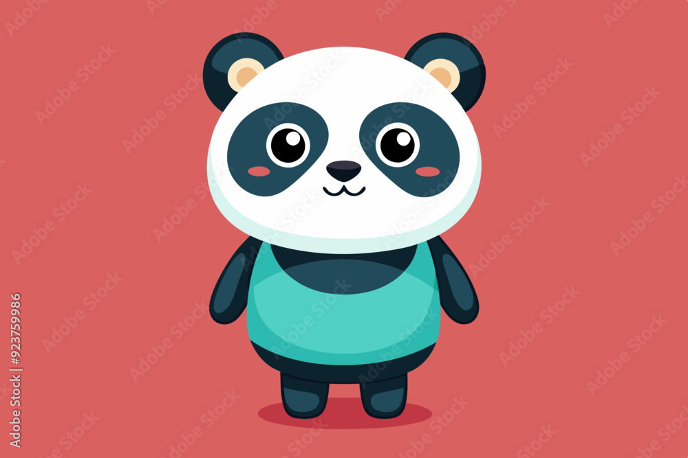 Cute Cartoon Panda Character Cute Cartoon Panda Character