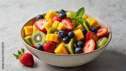 fruit salad in a bowl