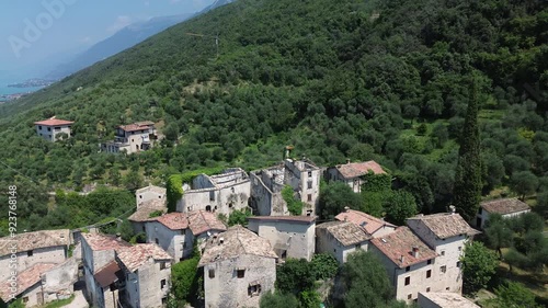 Haunting images of Campo di Brenzone, an abandoned village in the hills around Lake Garda, Italy.