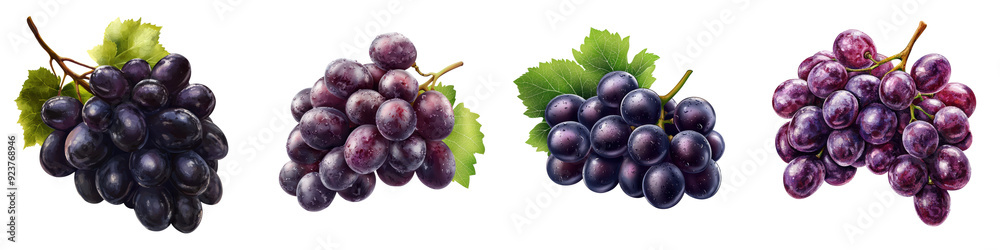 A collection of ripe grapes showcasing their rich color and texture, perfect for food themes and healthy lifestyle concepts. A collection of ripe grapes showcasing their rich color and texture, perfect for food themes and healthy lifestyle concepts.