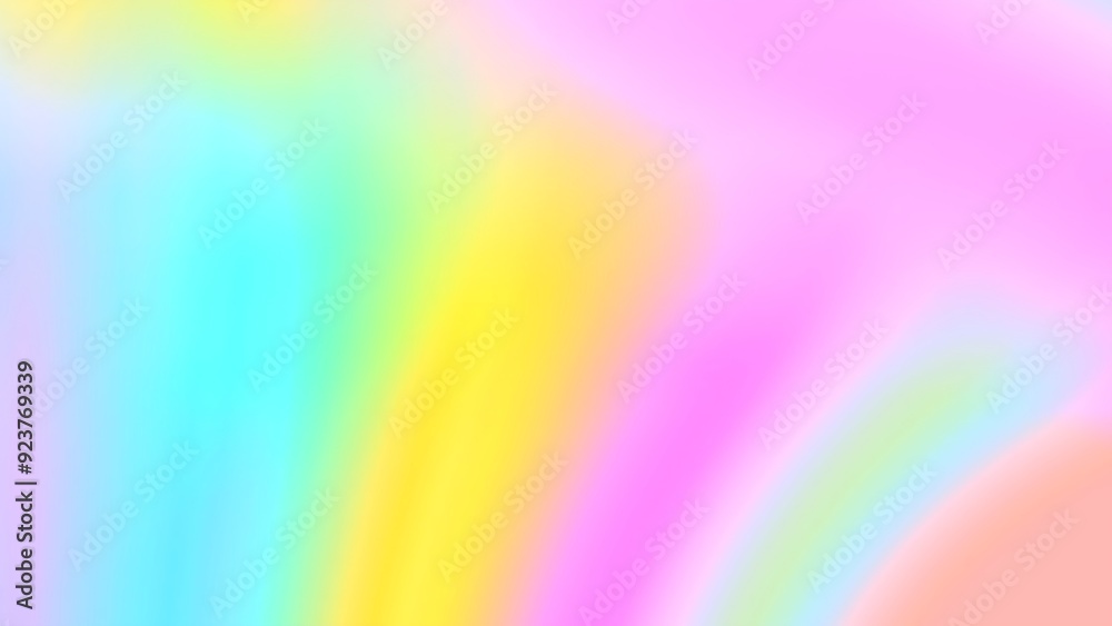 Obraz premium Blurred background with pastel rainbow colors is suitable for abstract backgrounds, artistic designs, web banners, and colorful presentations