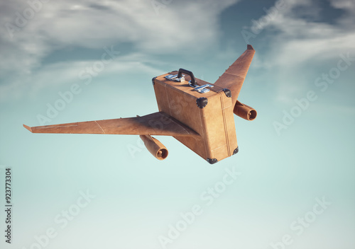 Baggage as a plane.