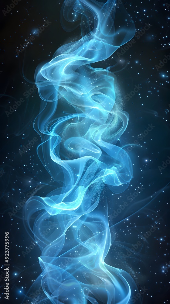 Blue Smoke and Magic on a Black Background with Starlight, Blending Business Elements. A Mysterious and Powerful Scene Merging the Ethereal with Corporate Themes. Capturing the Essence of Innovation, Blue Smoke and Magic on a Black Background with Starlight, Blending Business Elements. A Mysterious and Powerful Scene Merging the Ethereal with Corporate Themes. Capturing the Essence of Innovation,