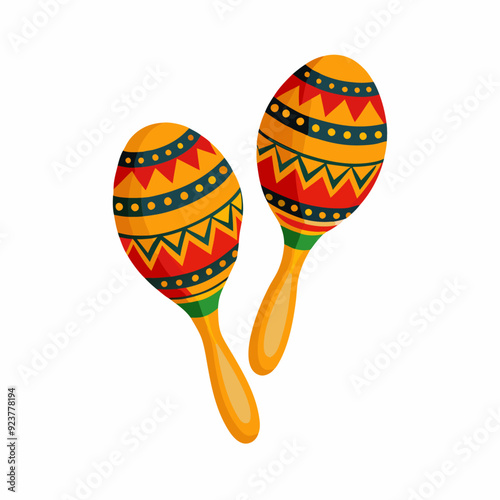 Maracas graphic design template vector (14)