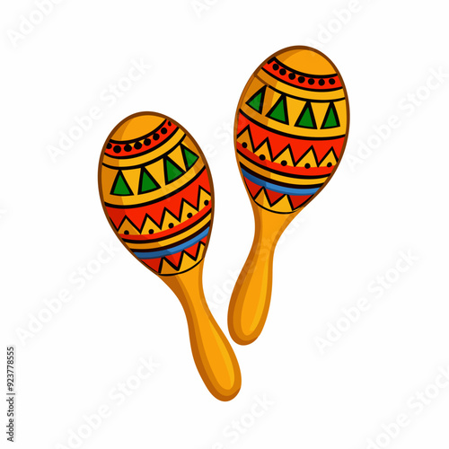 Maracas graphic design template vector (6)