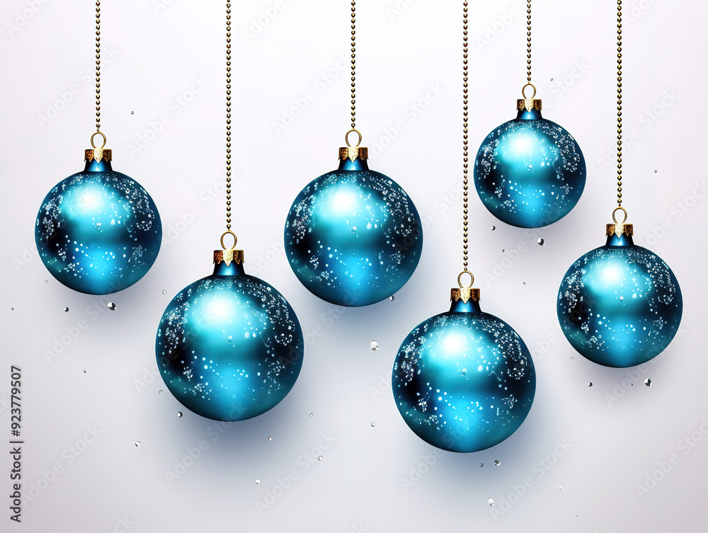 Obraz premium Exceptional Elegant background with christmas balls