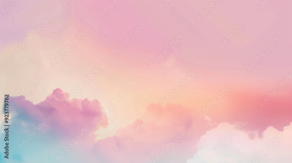 Pastel colored clouds at sunset. Sky background. Pastel colored clouds at sunset. Sky background.