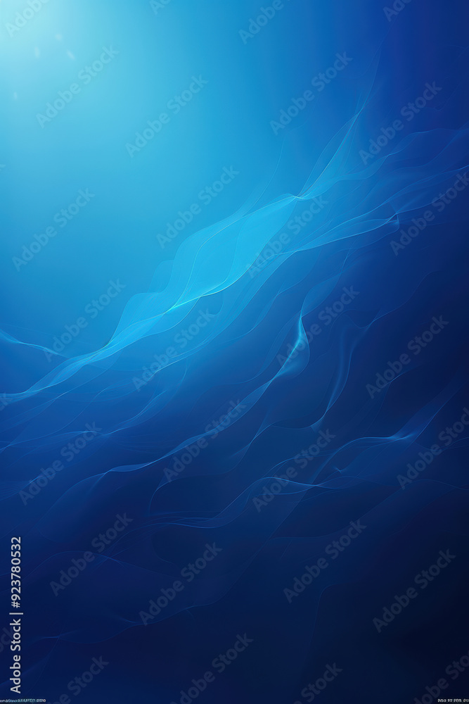 Fototapeta premium Solid blue gradient