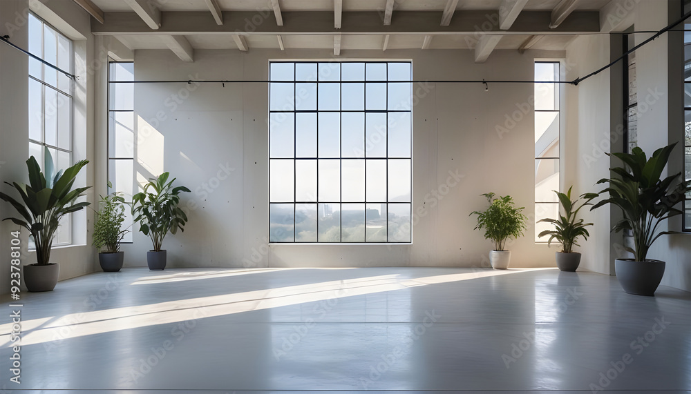 Fototapeta premium empty scene to use in interior designs and mockups