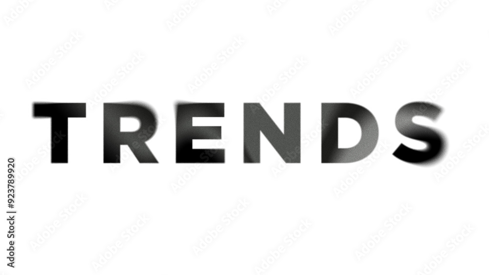 Trends Concept Word Gradient Illustration Trends Concept Word Gradient Illustration