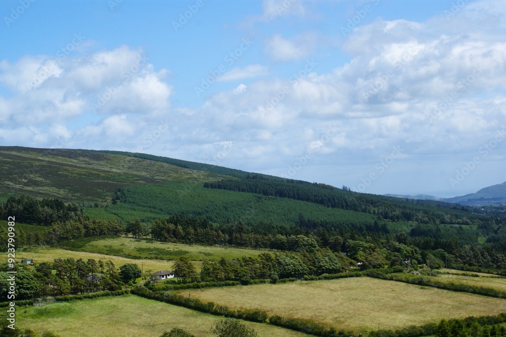 Beautiful mountain scenery Wicklow Mountains Ireland Beautiful mountain scenery Wicklow Mountains Ireland