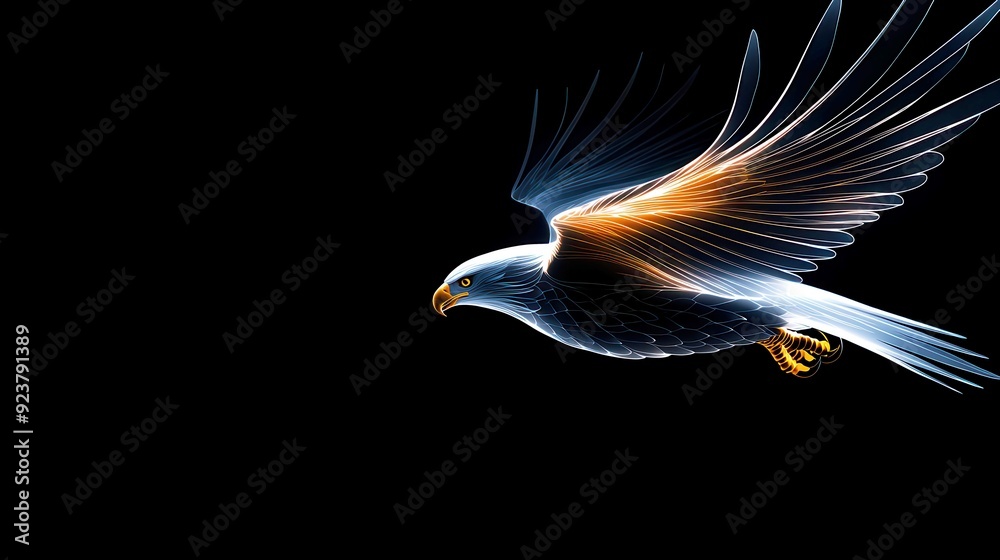 Eagle in Pursuit, an eagle diving toward water with extended talons, embodying precision and survival, set against a clean white background in traditional Chinese brush painting style Eagle in Pursuit, an eagle diving toward water with extended talons, embodying precision and survival, set against a clean white background in traditional Chinese brush painting style