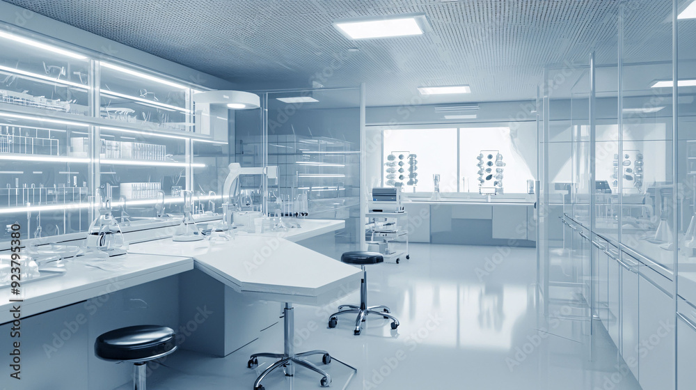 Obraz premium Modern Laboratory with Advanced Equipment