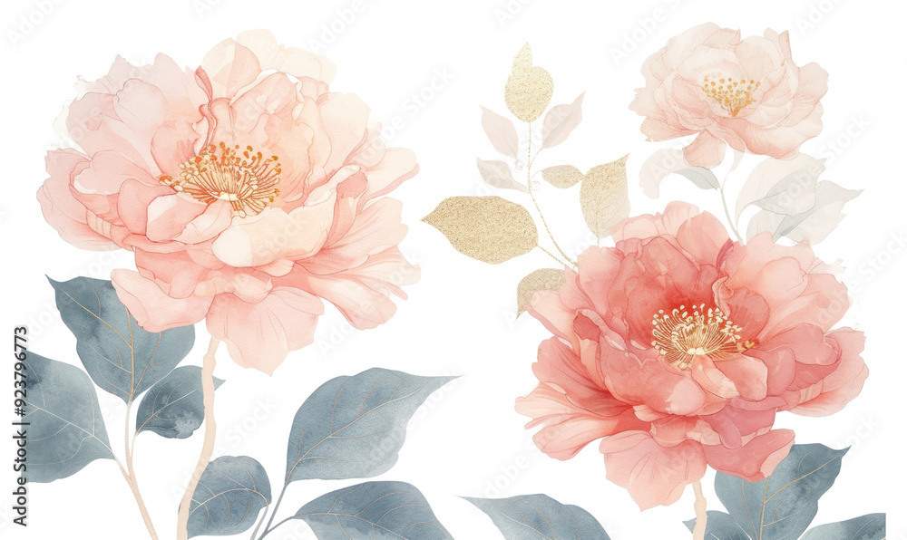 Botanical blossom pattern flower. Botanical blossom pattern flower.