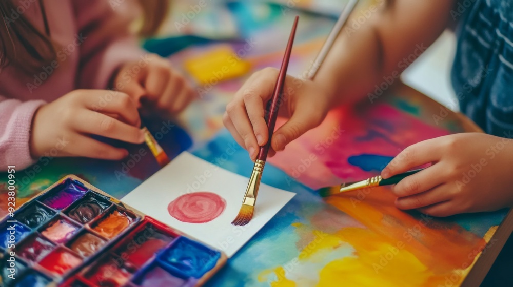 Naklejka premium Creative Moments in Art
