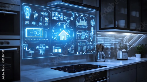 Wallpaper Mural Smart home with augmented reality interfaces and AI automation Torontodigital.ca