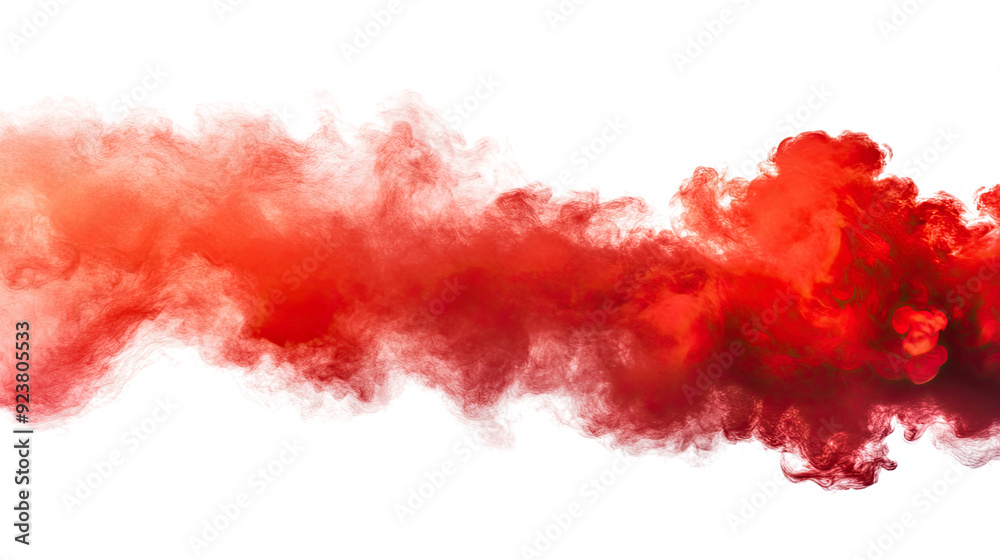 Red explosion transparent background