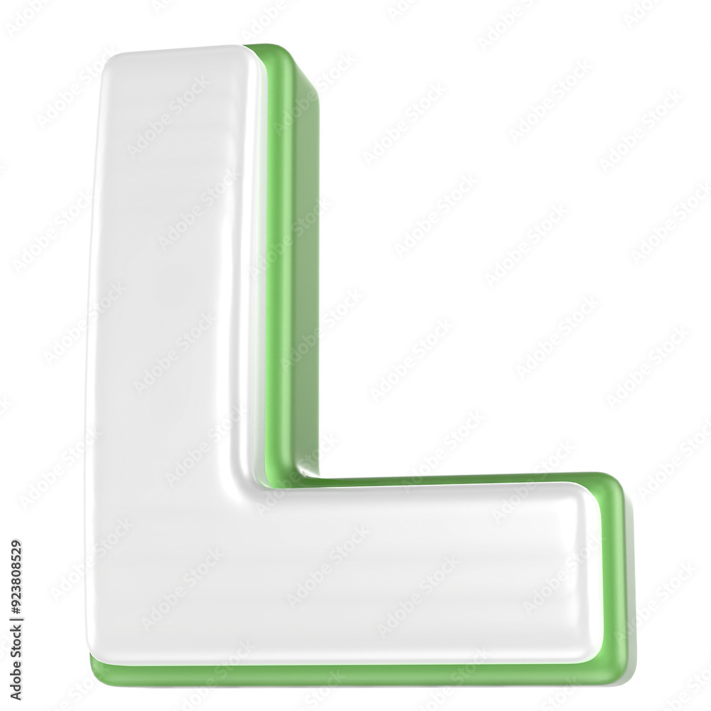 L Letter 3D Render L Letter 3D Render