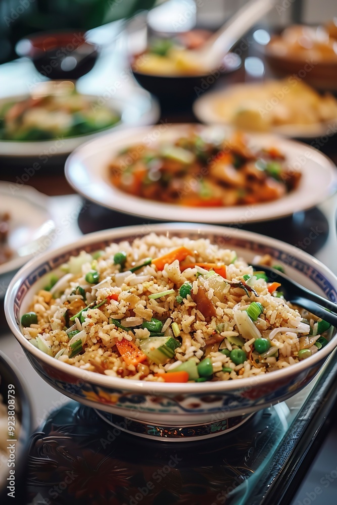 A vegetable healthy dinner rice food chinese meal A vegetable healthy dinner rice food chinese meal