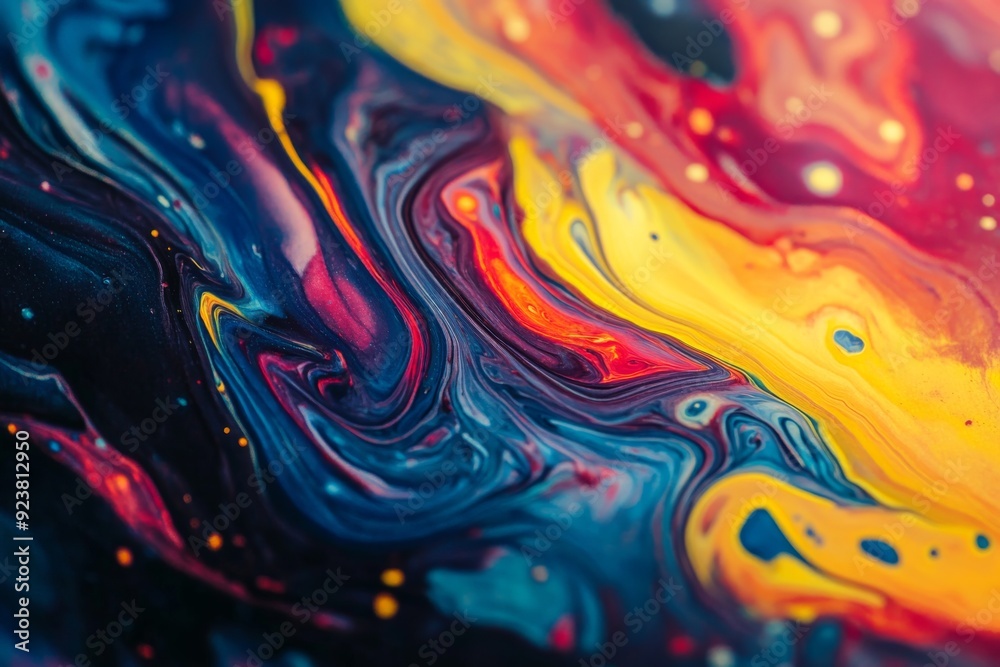 Vibrant hues intertwine in swirling patterns, creating a dynamic flow of colors reminiscent of abstract art and fluid creativity Vibrant hues intertwine in swirling patterns, creating a dynamic flow of colors reminiscent of abstract art and fluid creativity