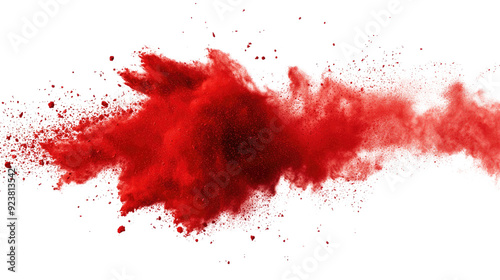 Red explosion transparent background