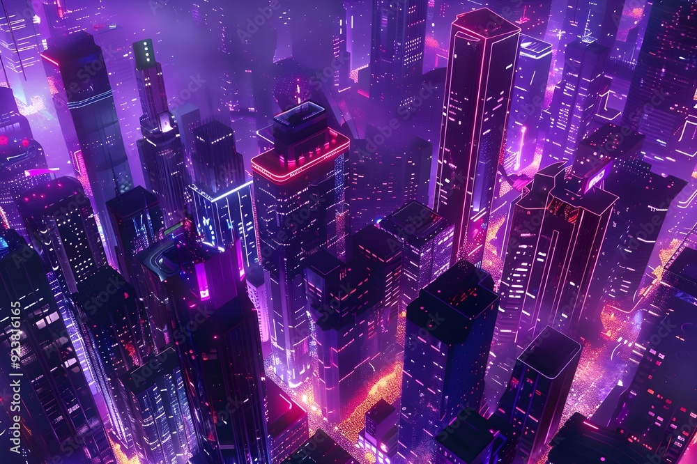 Neon Cityscape Neon Cityscape