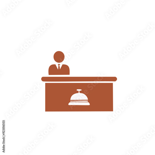 Icon of a Hotel Reception Desk