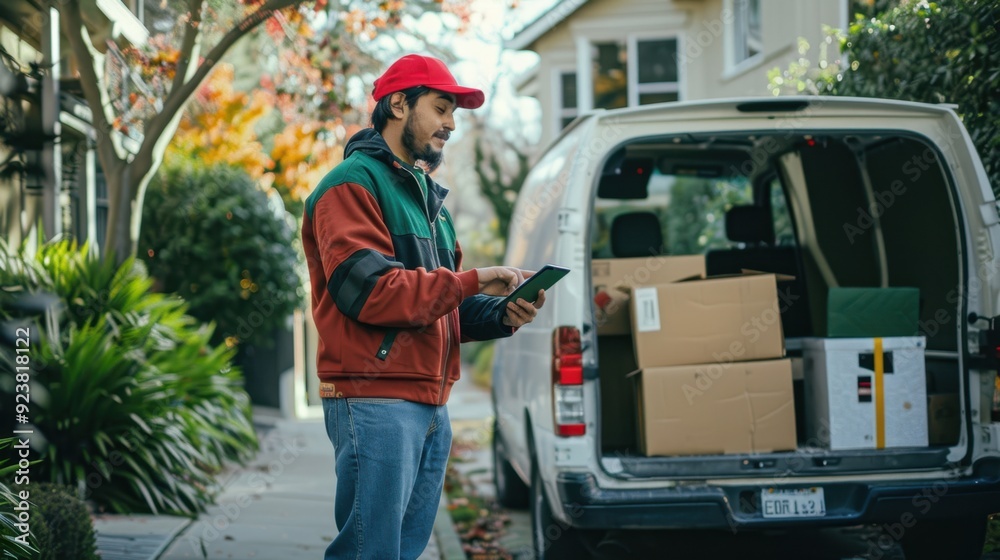 The Delivery Courier with Van The Delivery Courier with Van