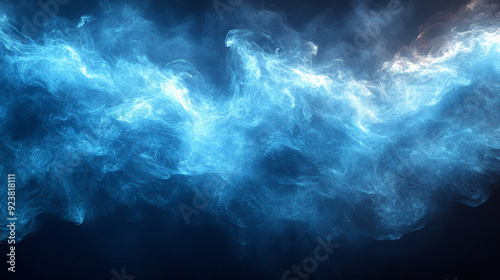 blue smoke texture background