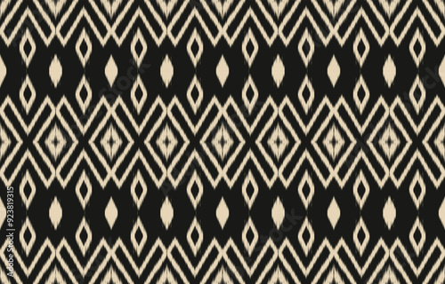 Wallpaper Mural Ethnic abstract ikat art. Aztec ornament print. geometric ethnic pattern seamless  color oriental.  Design for background ,curtain, carpet, wallpaper, clothing, wrapping, Batik, vector illustration. Torontodigital.ca