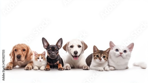 Diverse Group of Pets