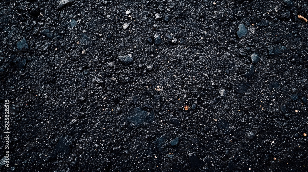 Dark Asphalt Road Texture with Cracked Surface Dark Asphalt Road Texture with Cracked Surface