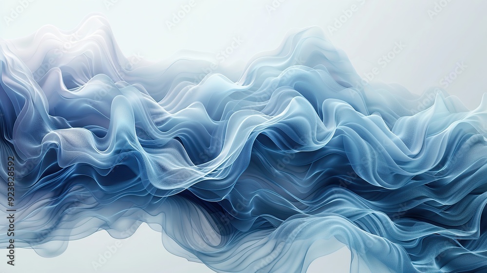 Abstract Blue Wave Pattern Abstract Blue Wave Pattern