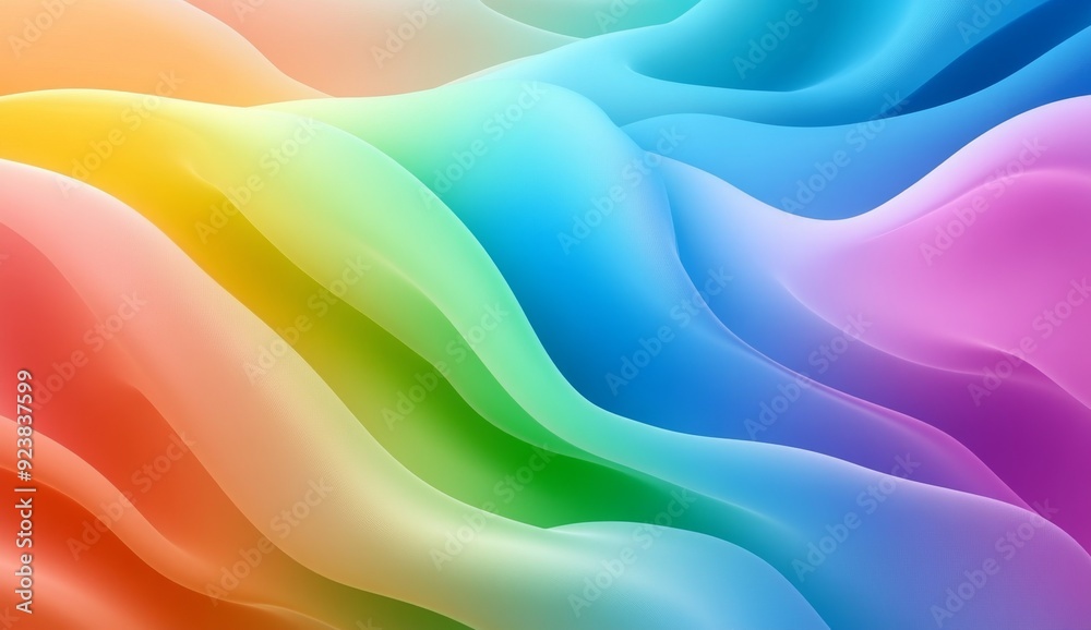 Fototapeta premium Colorful gradient background with soft shapes and gradients