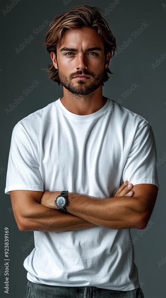 Fototapeta premium White t-shirt mockup | T-shirt mockup