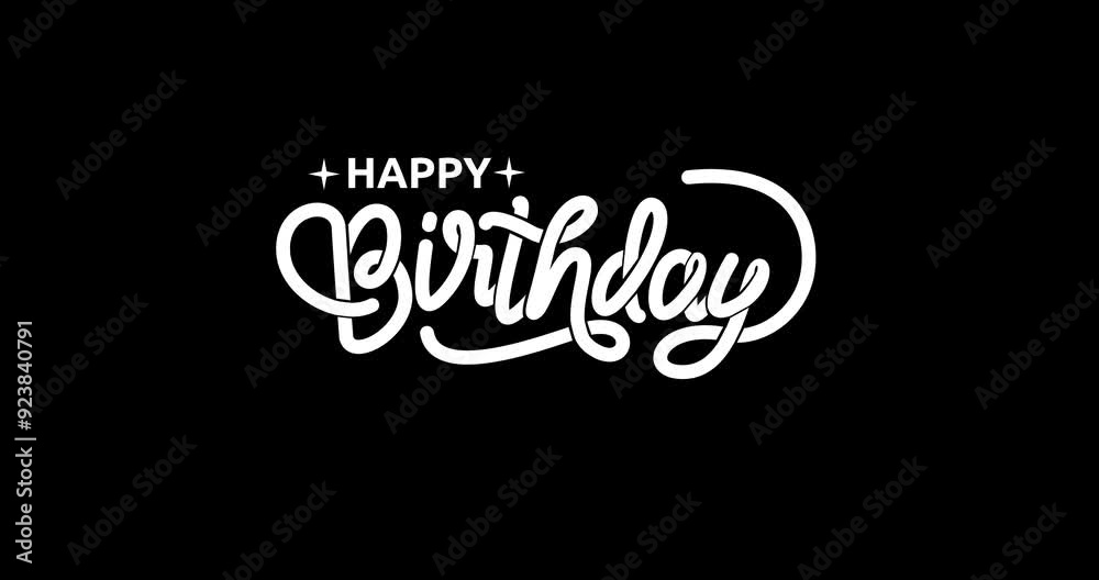 Joyful 'Happy Birthday' Text Animation with Alpha Channel: Perfect for Greeting Cards, Birthday Party Videos, Social Media Posts, and Celebratory Content—Add a Festive Touch to Your Messages Joyful 'Happy Birthday' Text Animation with Alpha Channel: Perfect for Greeting Cards, Birthday Party Videos, Social Media Posts, and Celebratory Content—Add a Festive Touch to Your Messages