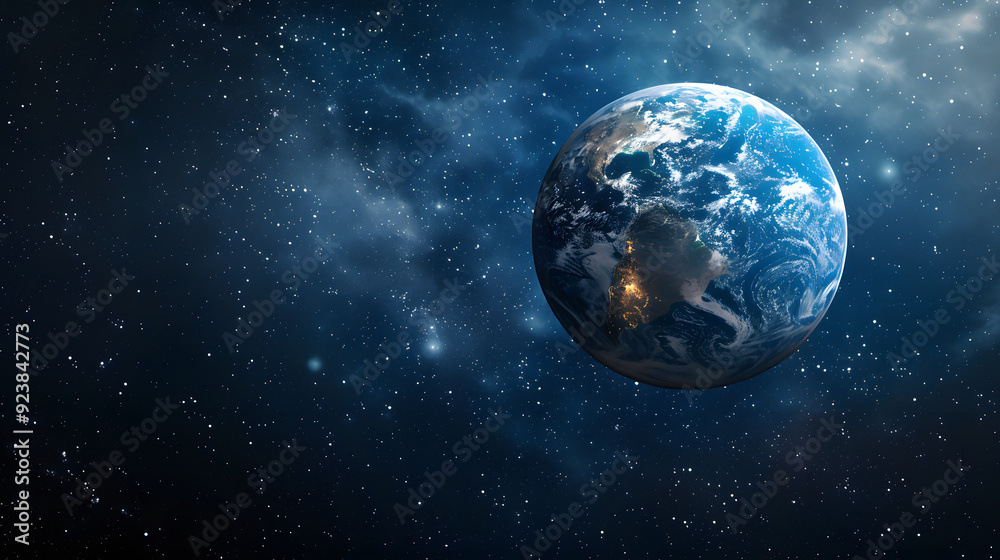 Blue futuristic background with vector planet earth. Blue futuristic background with vector planet earth.
