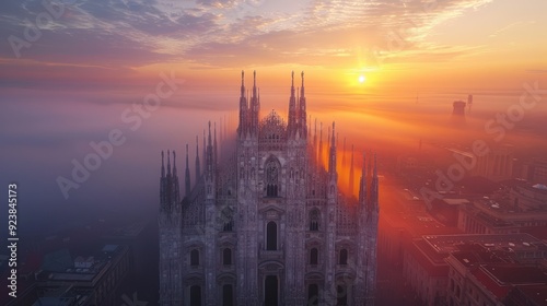 Sunrise over the Majestic Duomo Cathedral