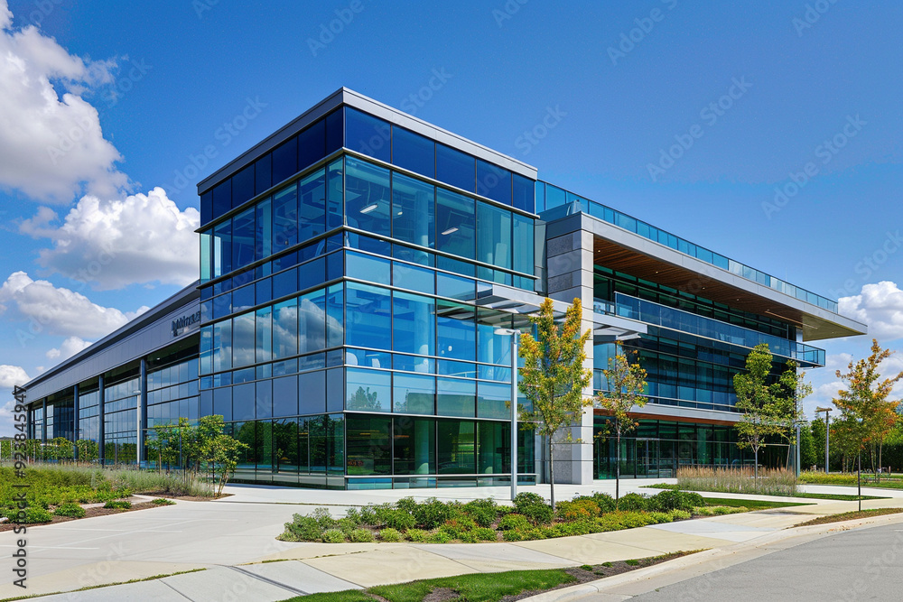 Obraz premium Modern Office Building Exterior