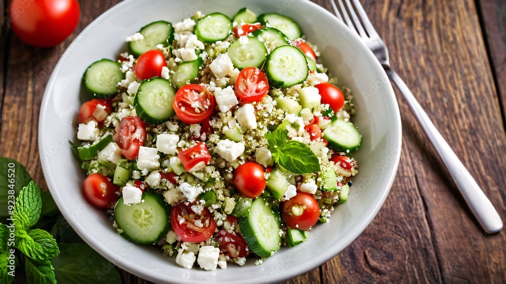 Vibrant Quinoa Salad with Fresh Herbs