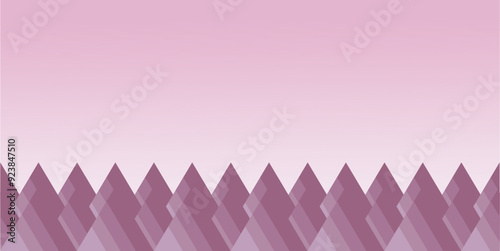 The background design is in the form of an empty space with light violet gradient colors and geometric areas in violet tones that give a dimensional impression as inspiration for graphic design