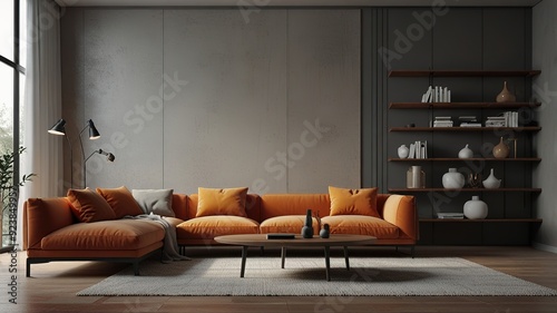 Wallpaper Mural Modern Interior With Bright Wall, Living room, Bed room, kitchen, House Plants Torontodigital.ca