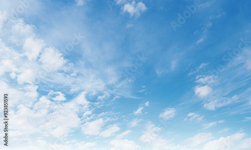 The sky is blue with a few clouds scattered throughout