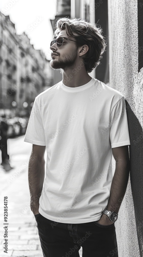 Fototapeta premium White t-shirt mockup | T-shirt mockup