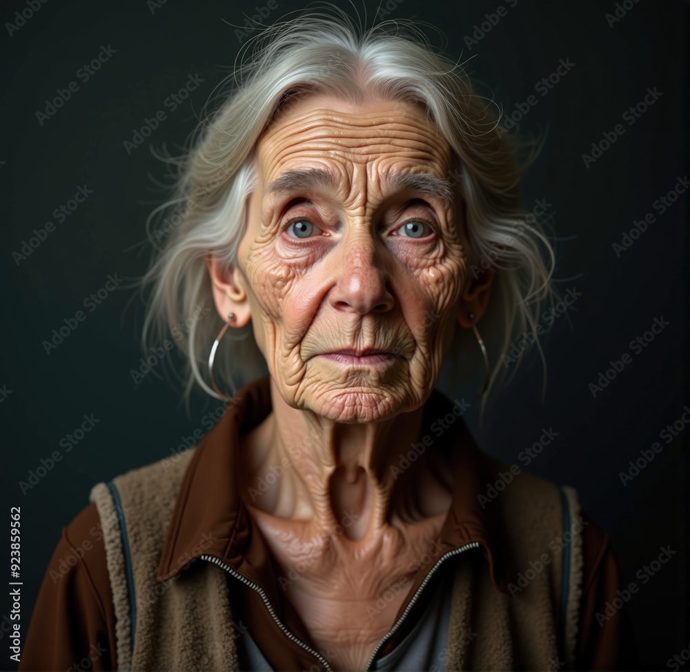 portrait of a senior person portrait of a senior person