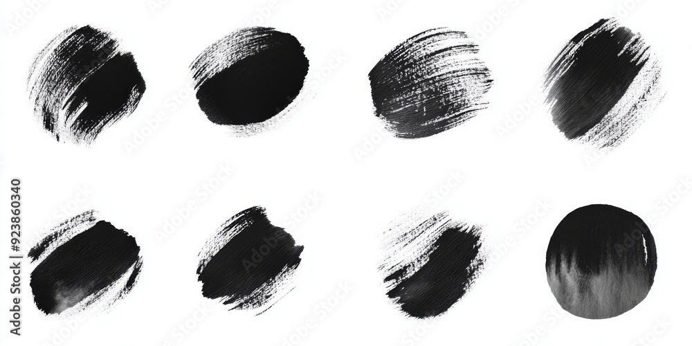 Explore a collection of bold black brush strokes and diverse textures perfect for enhancing social media graphics. They introduce a unique grunge aesthetic, making your visuals stand out Explore a collection of bold black brush strokes and diverse textures perfect for enhancing social media graphics. They introduce a unique grunge aesthetic, making your visuals stand out