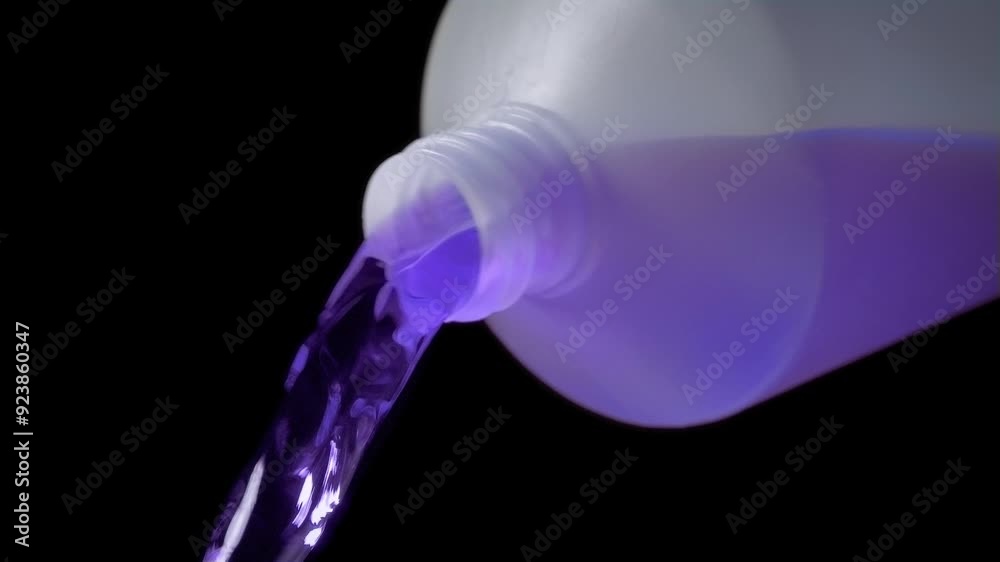 Purple Liquid Poured Out Of Bottle 3 Versions Purple Liquid Poured Out Of Bottle 3 Versions