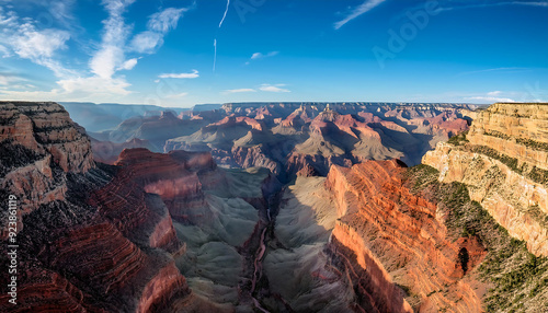  Aerial View of Grand Canyon- A time-lapse aerial view capturing the vastness and beauty of _1(53)