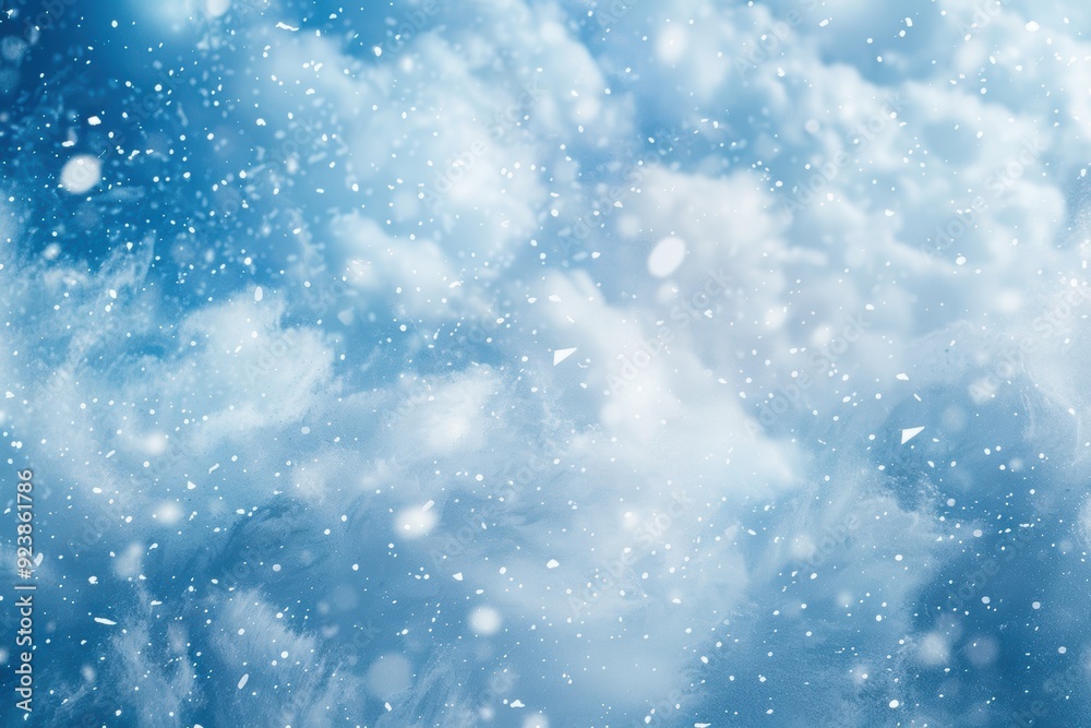 Snowy abstract background with soft textures, winter colors, and subtle snowflakes. Snowy abstract background with soft textures, winter colors, and subtle snowflakes.