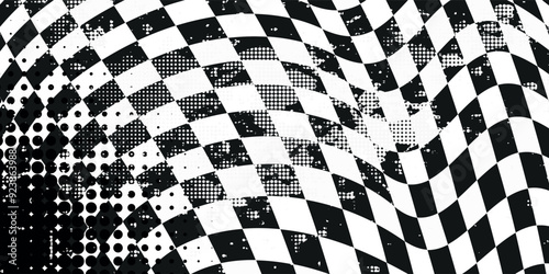 grungy style rally flag background for motor or auto sport